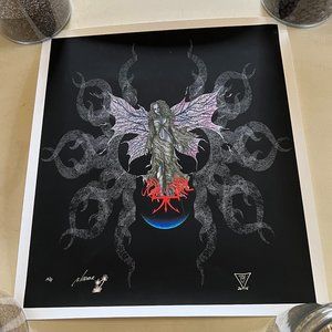 MINT/NM "Transcendent" A/P Edition Art Print Macrae 2015, Signed & Doodled 17x19